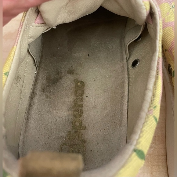 Spenco Orthotic Bokeh Lemon Blush Slip On Sneakers Size 8.5 - Picture 5 of 8